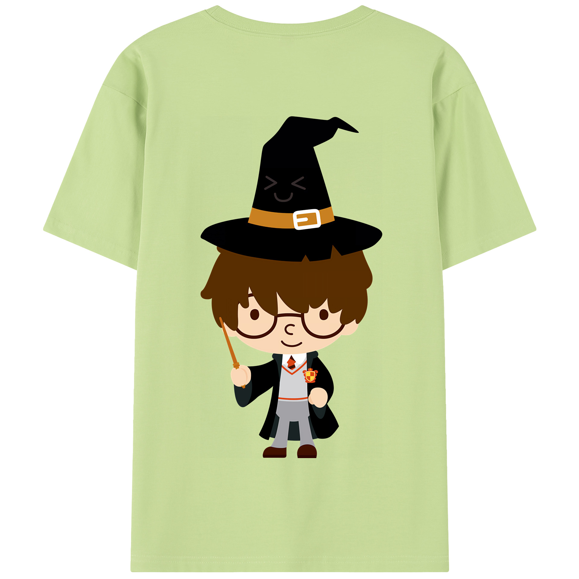 （画像用） Harry Potter ハリー・ポッターシリーズ 綿100％半袖Tシャツ（背面プリント）